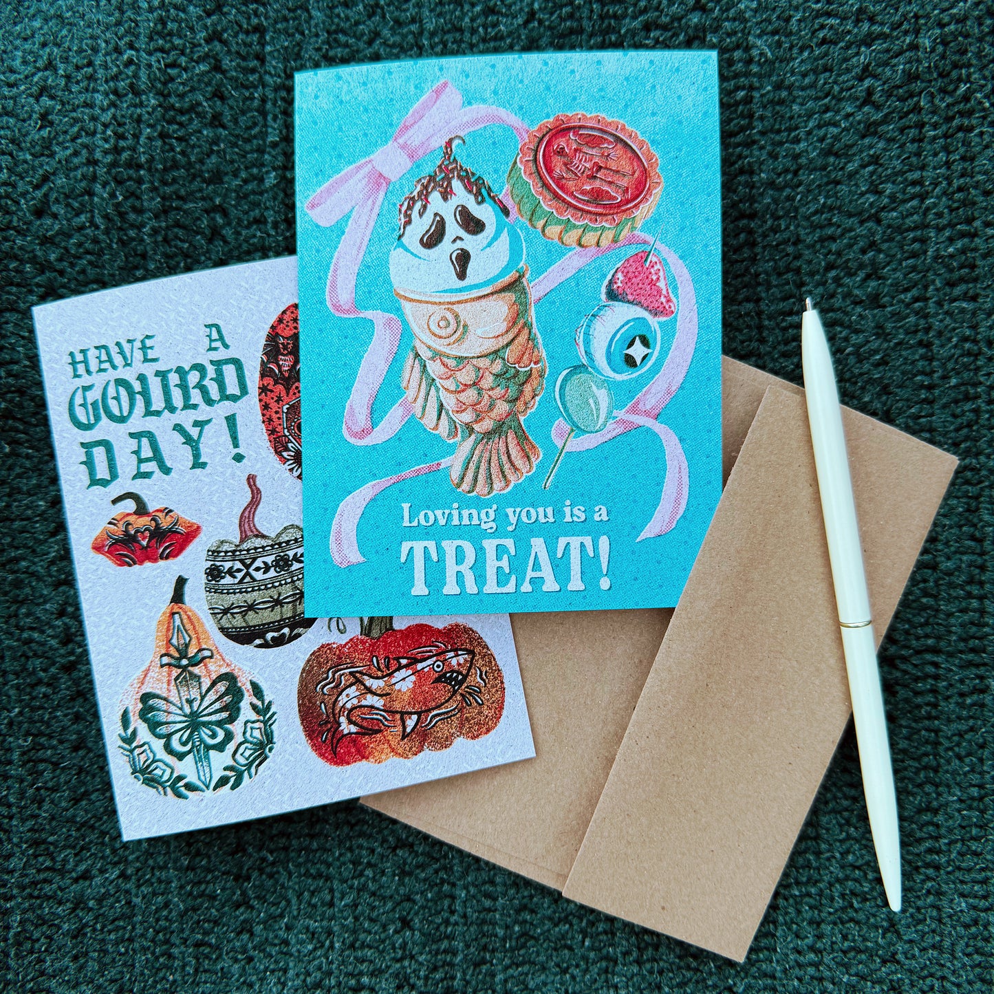 Loving You Is A Treat! - Greeting Card