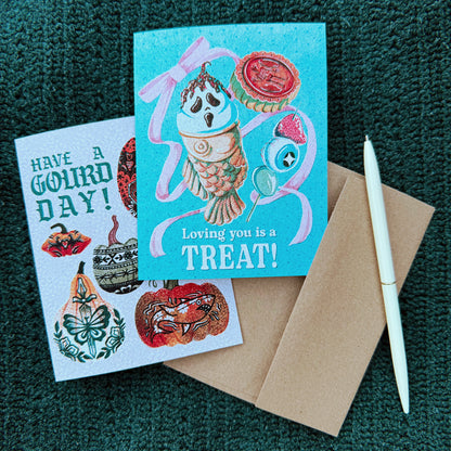 Loving You Is A Treat! - Greeting Card
