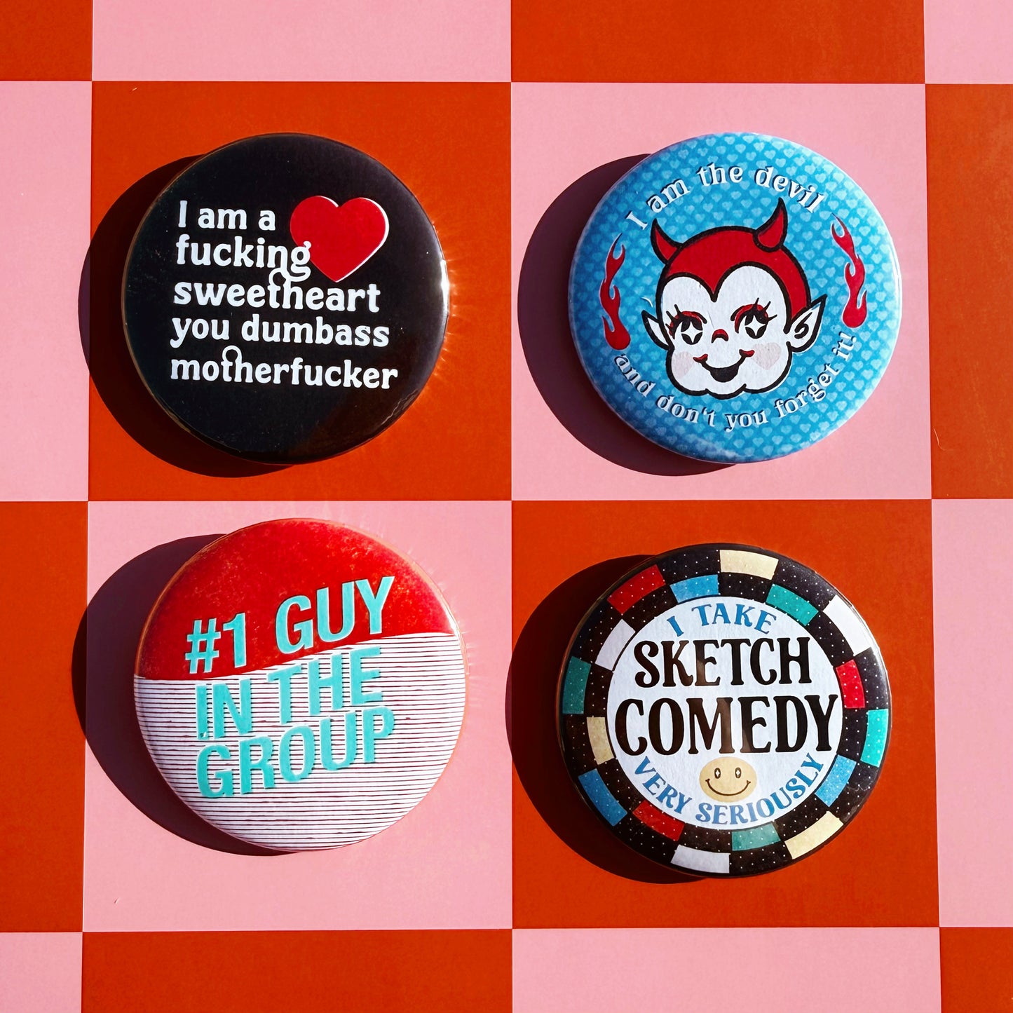 I Take Sketch Comedy Very Seriously Button