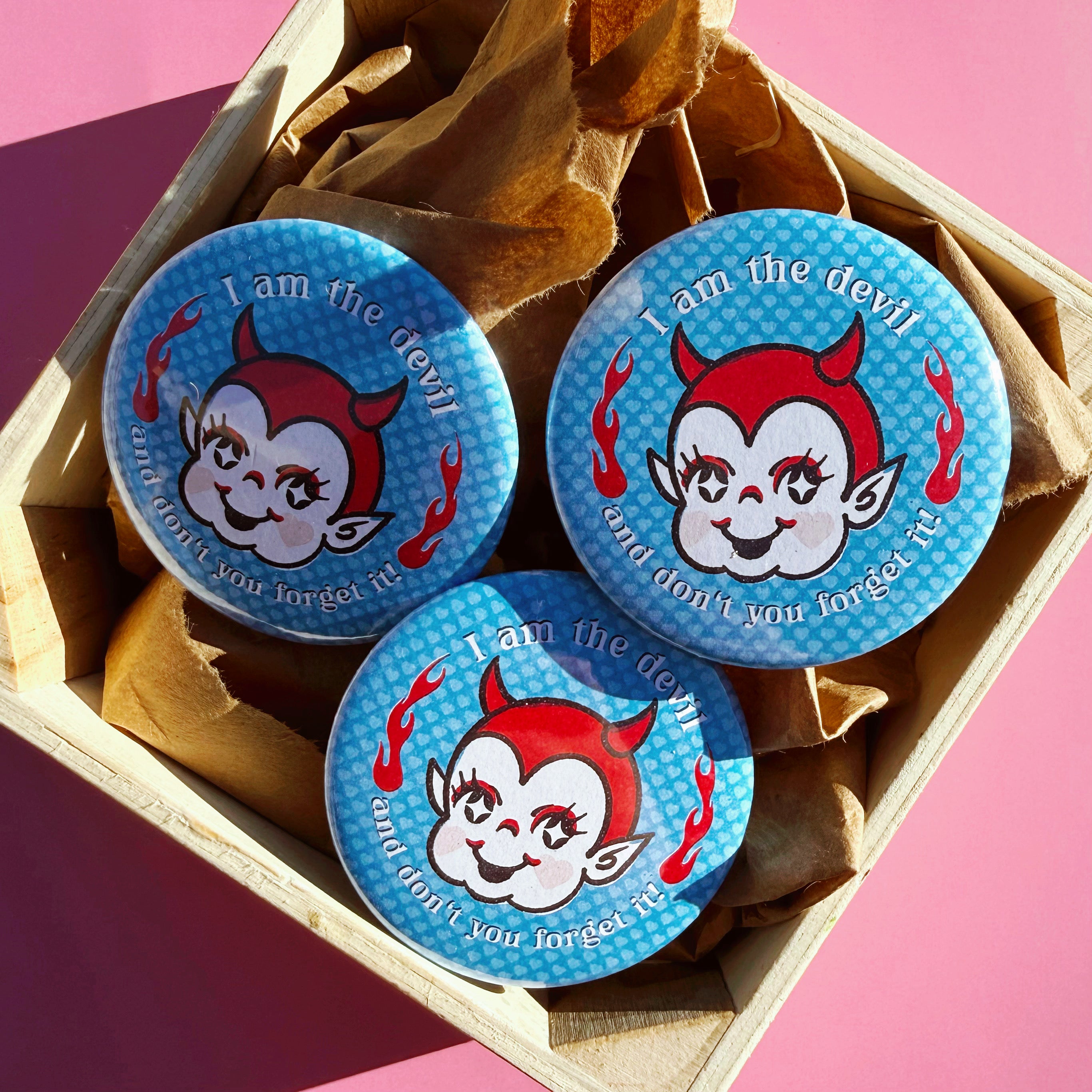 アンティーク雑貨 70s Vintage Button Badge \