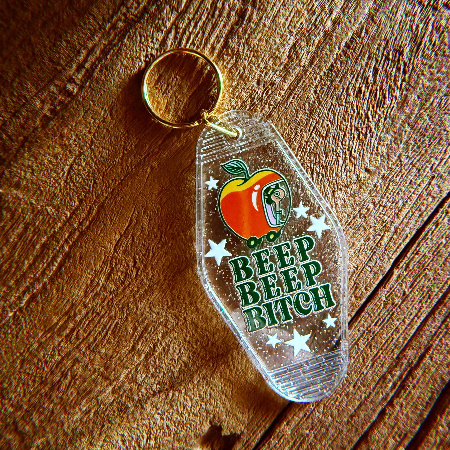 Beep Beep Bitch Keychain