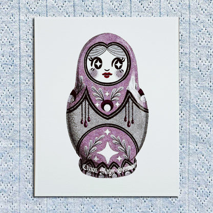 Pride Nesting Doll 8x10 Art Prints - Multiple Styles Available