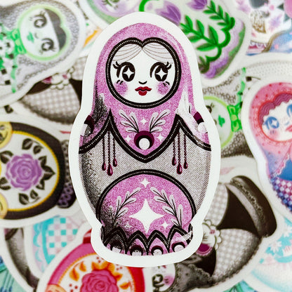 Pride Nesting Doll Stickers - Multiple Styles Available