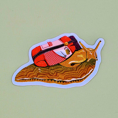 Backpacking Slug - Sticker