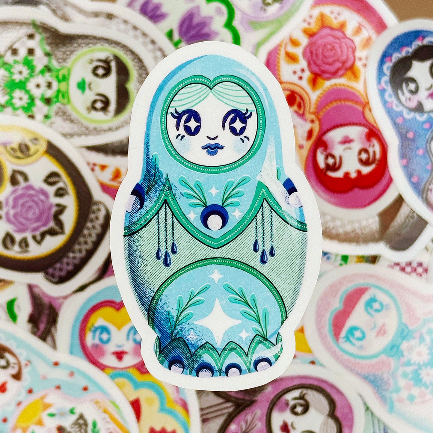 Pride Nesting Doll Stickers - Multiple Styles Available
