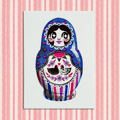 Pride Nesting Doll Mini Prints - Multiple Styles Available