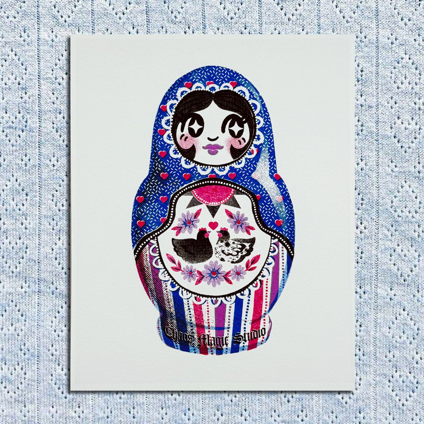 Pride Nesting Doll 8x10 Art Prints - Multiple Styles Available