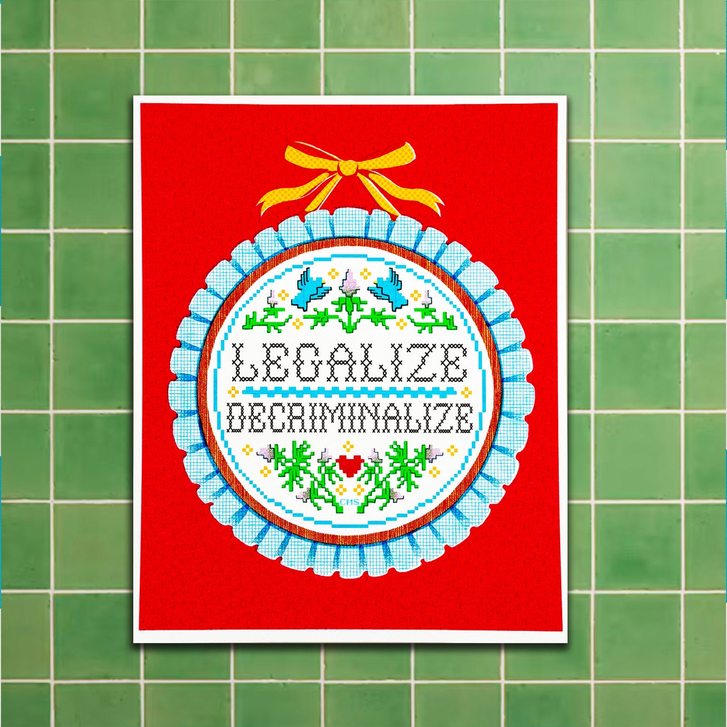 Legalize, Decriminalize  8x10 Art Print