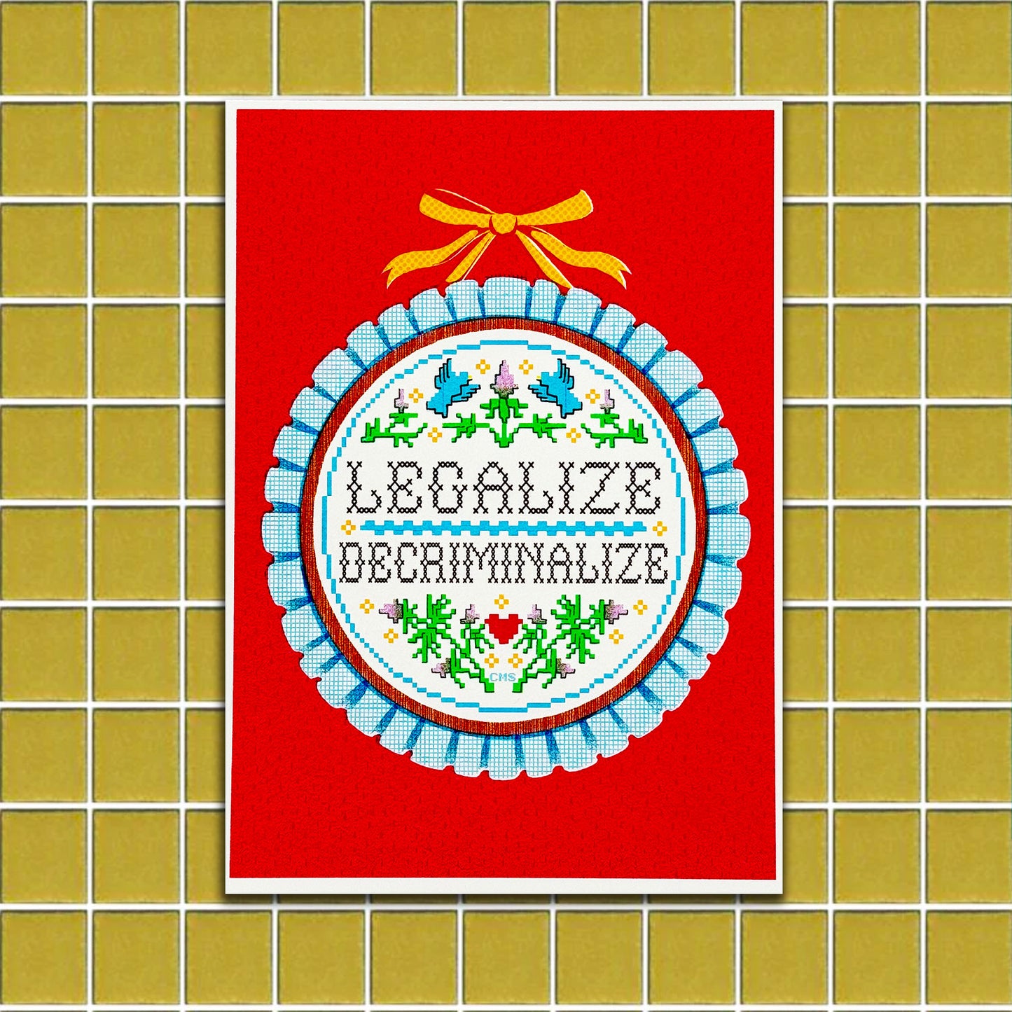 Legalize, Decriminalize Mini Print