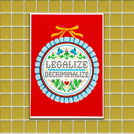 Legalize, Decriminalize Mini Print
