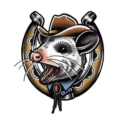 Cowboy Critters Vinyl Sticker