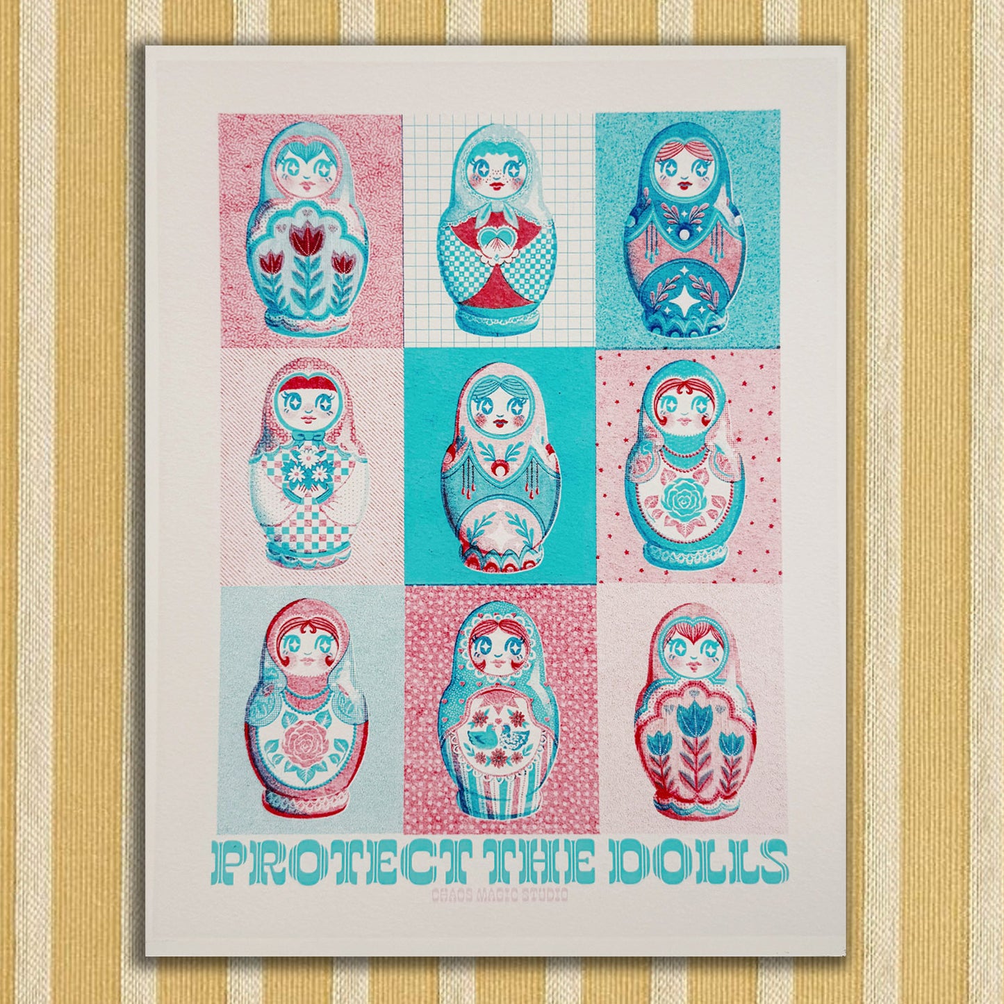 Protect The Dolls 11x14 Art Print
