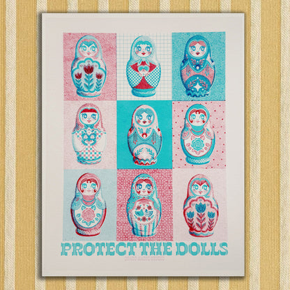Protect The Dolls 11x14 Art Print