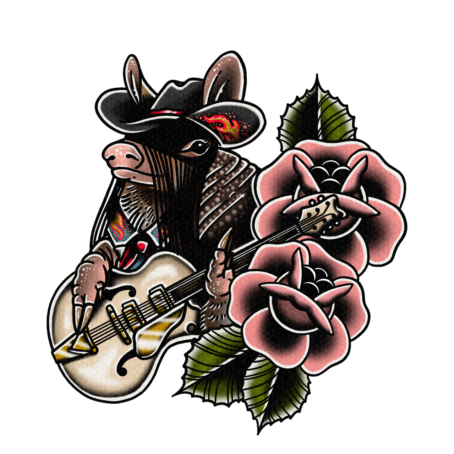 Cowboy Critters Vinyl Sticker