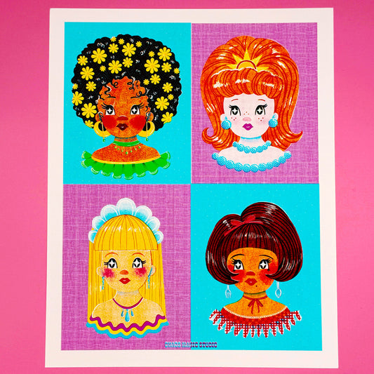 Spring Queens - Art Print 8x10