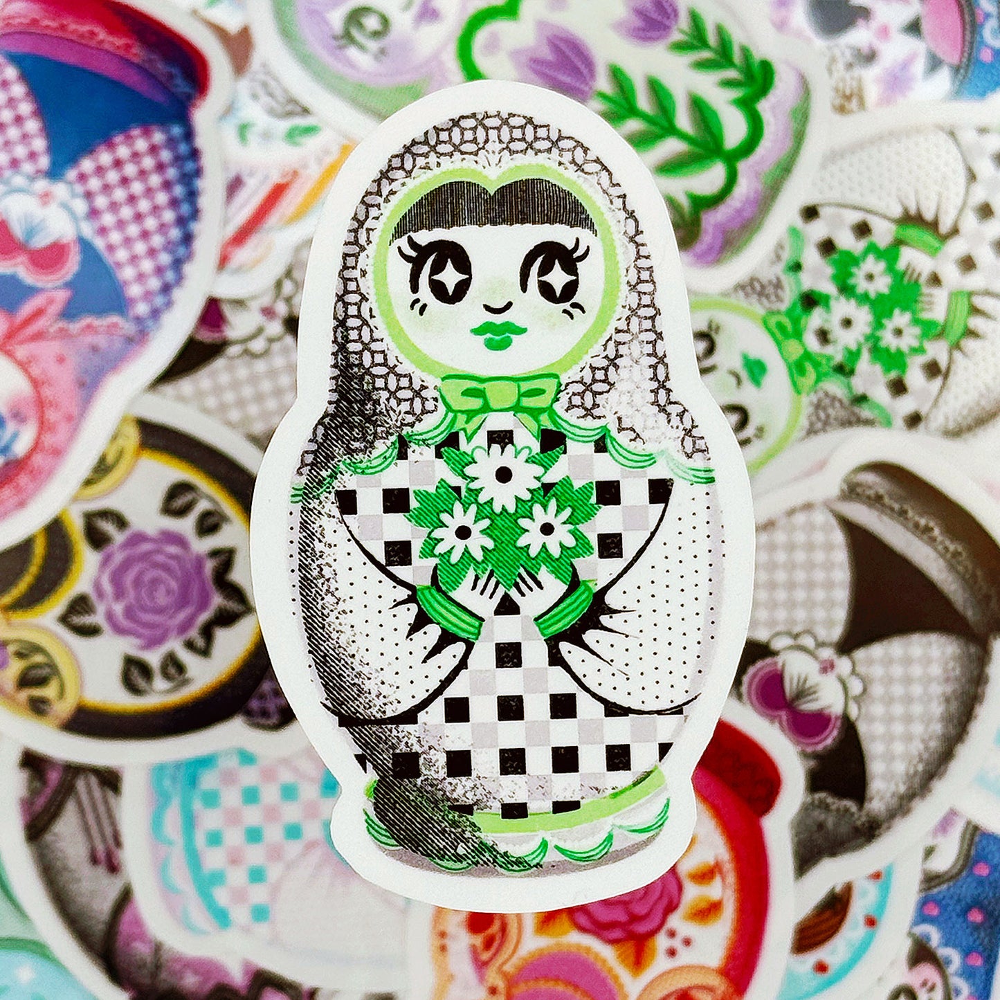 Pride Nesting Doll Stickers - Multiple Styles Available