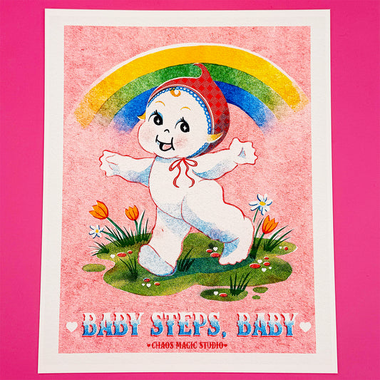 Baby Steps Baby - 8x10 Art Print