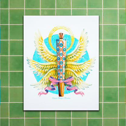 Biblically Accurate Preroll 8x10 Art Print