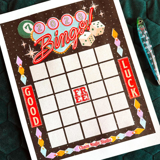 2026 Bingo Card - FREE Digital Download