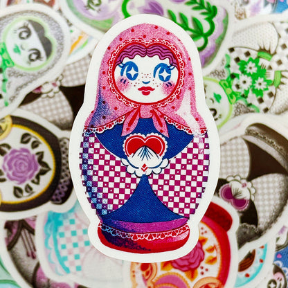 Pride Nesting Doll Stickers - Multiple Styles Available