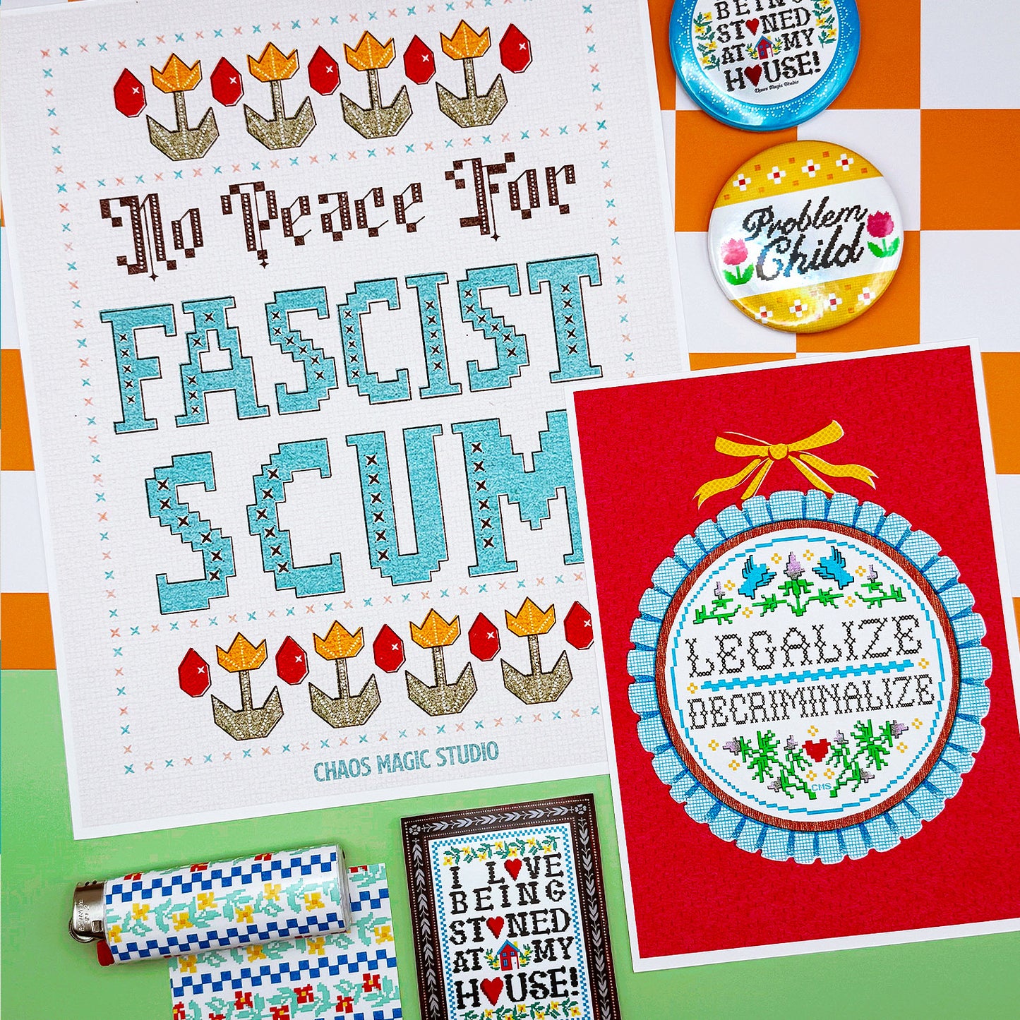 Legalize, Decriminalize Mini Print