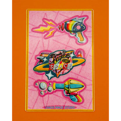 Gay Ray Gun - Sticker Sheet