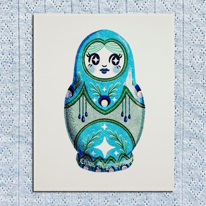 Pride Nesting Doll 8x10 Art Prints - Multiple Styles Available