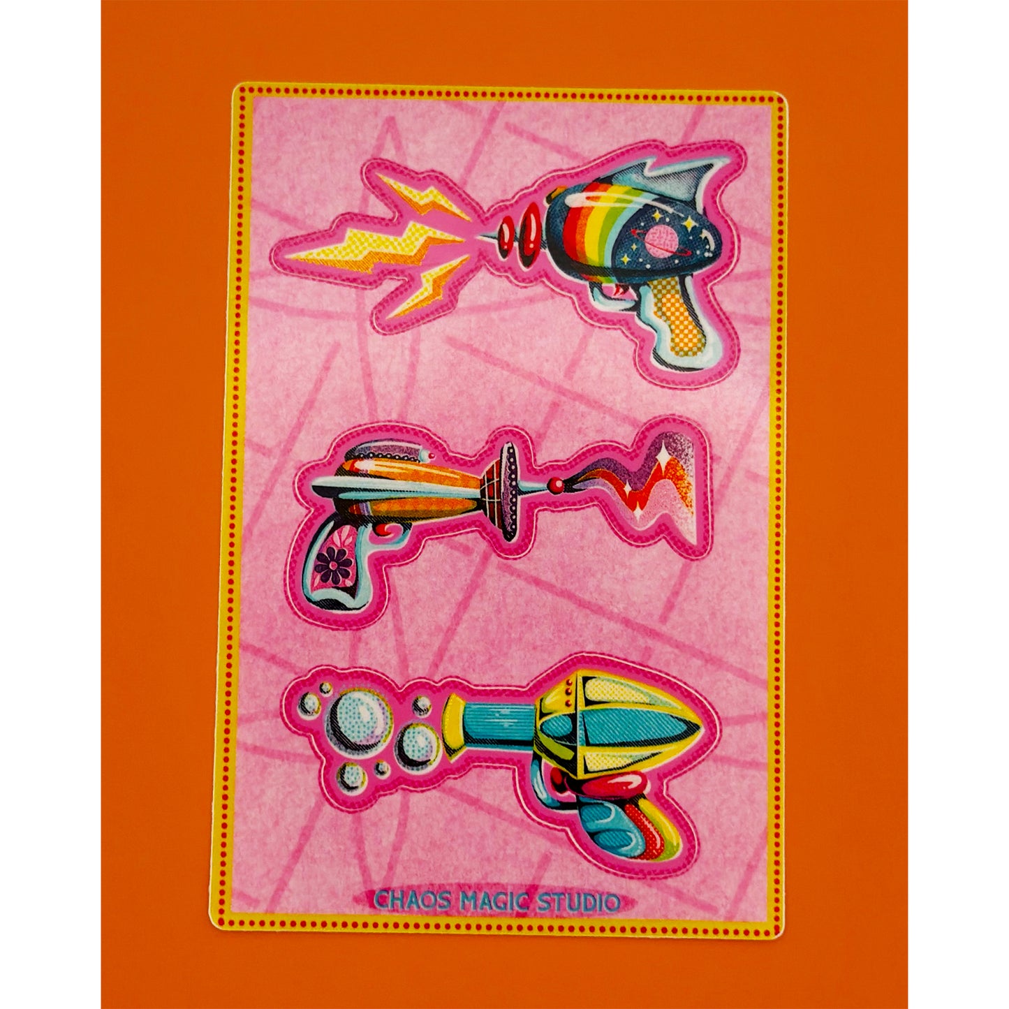 Gay Ray Gun - Sticker Sheet