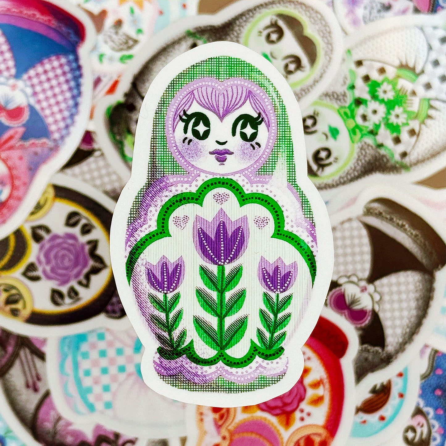 Pride Nesting Doll Stickers - Multiple Styles Available