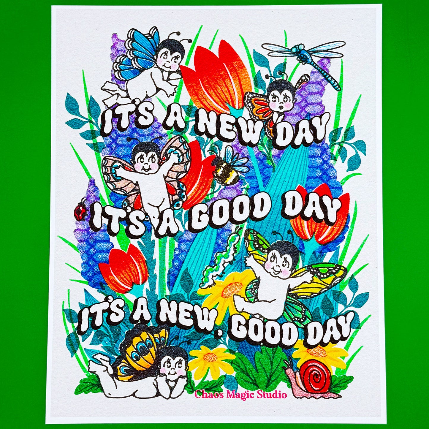 A New Good Day Art Print - Multiple Sizes