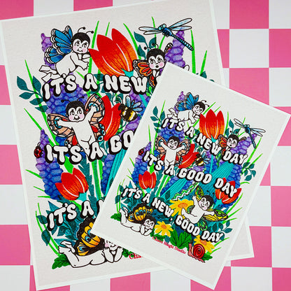 A New Good Day Art Print - Multiple Sizes