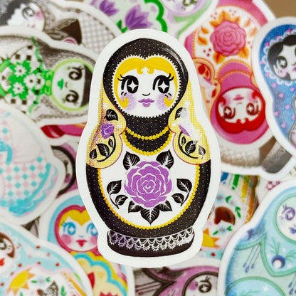Pride Nesting Doll Stickers - Multiple Styles Available