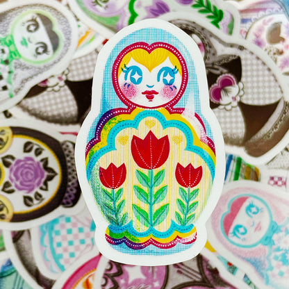 Pride Nesting Doll Stickers - Multiple Styles Available