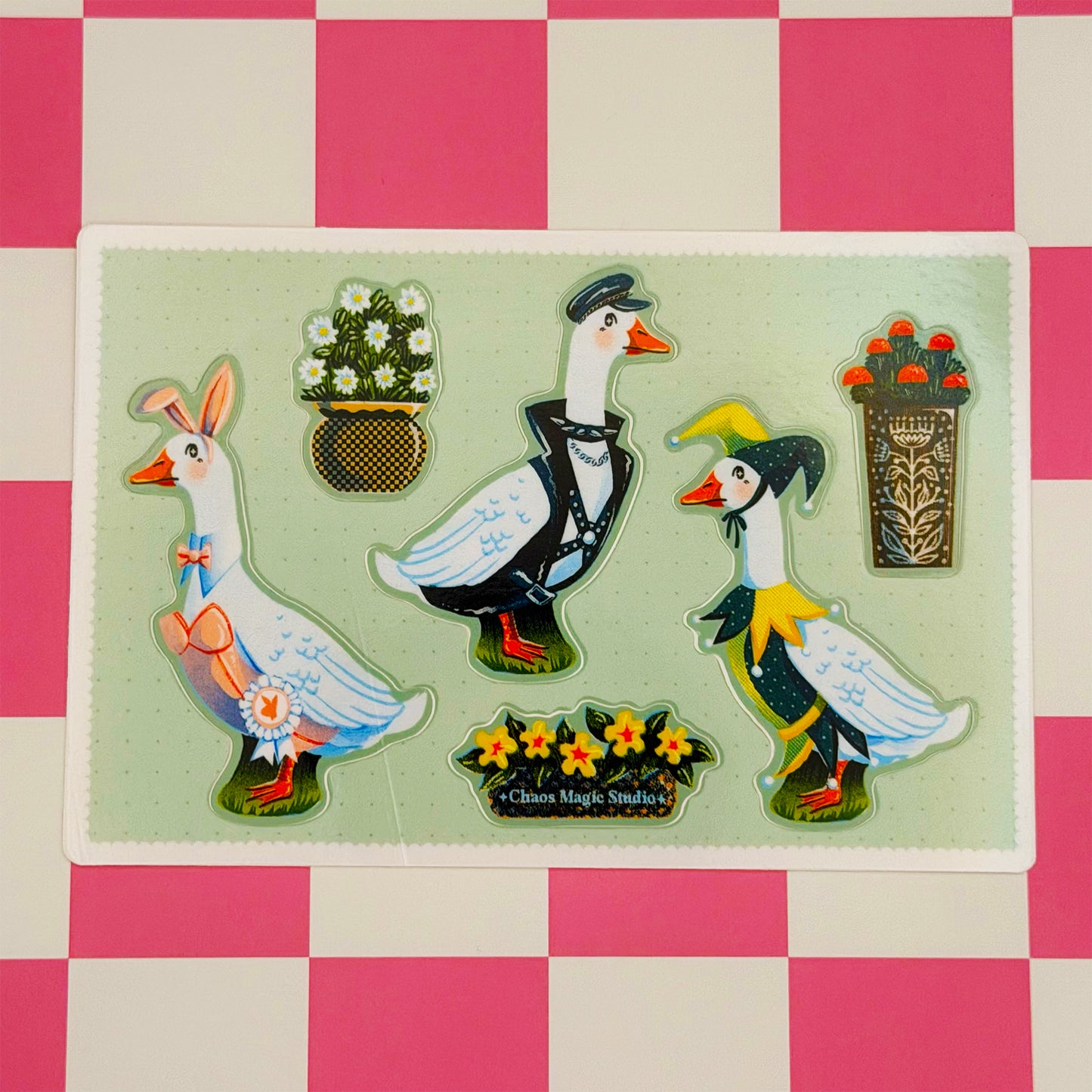 Porch Geese - Sticker Sheet