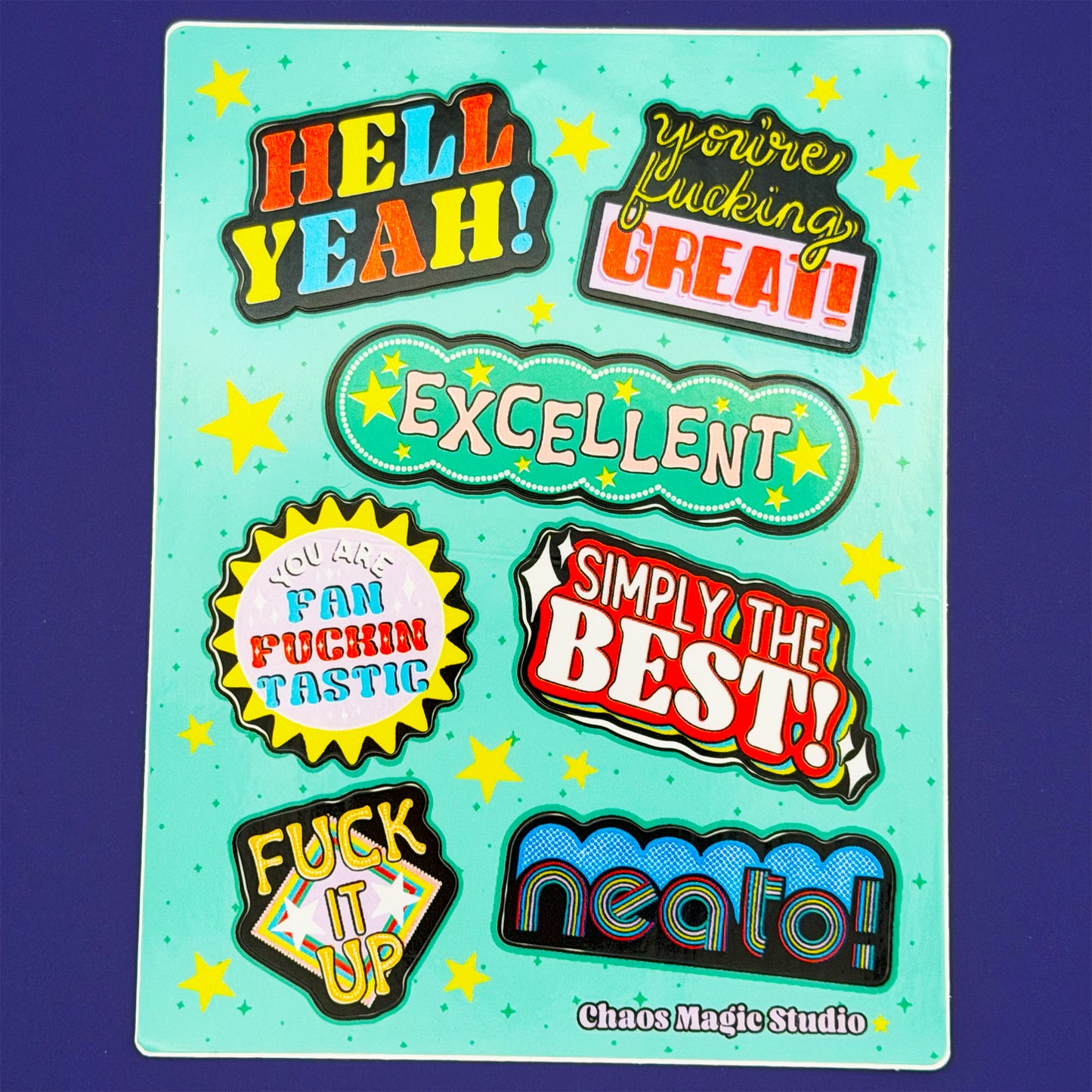 Praise Kink - Sticker Sheet