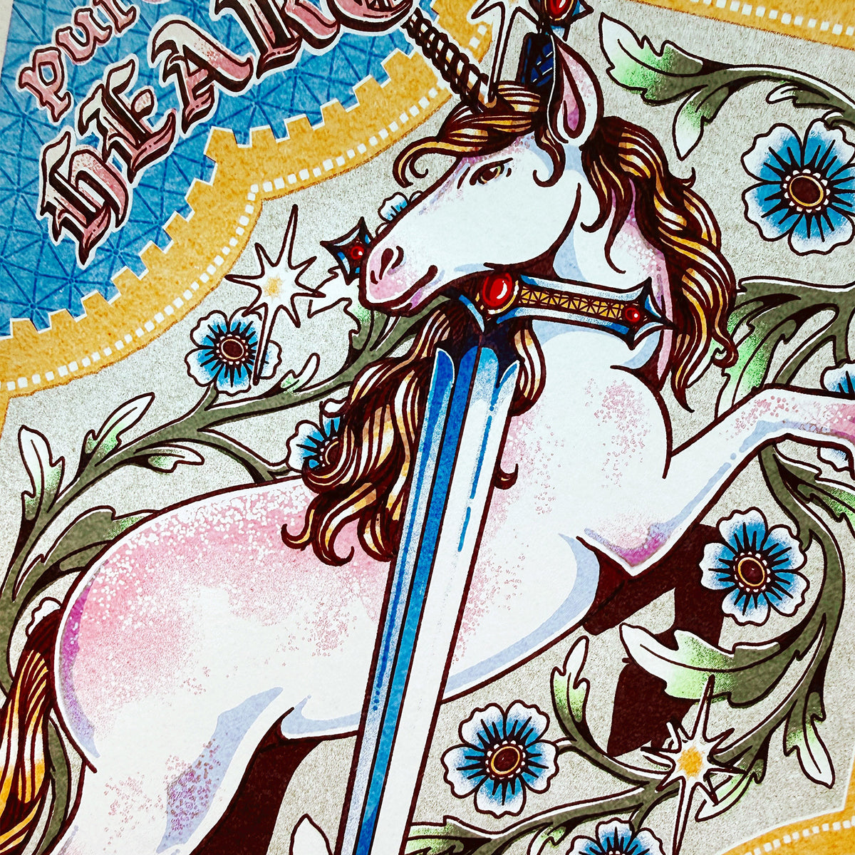Pure of Heart, Fat of Ass Art Print - Multiple Sizes