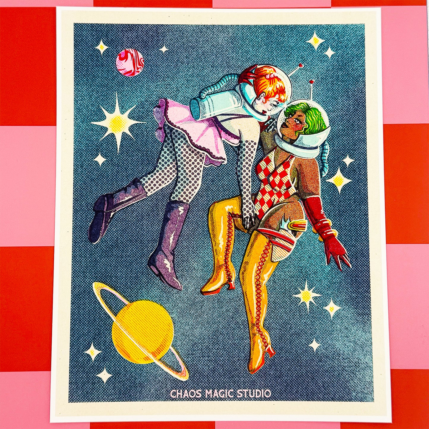 Space is for Lesbians - 8x10 Art Print