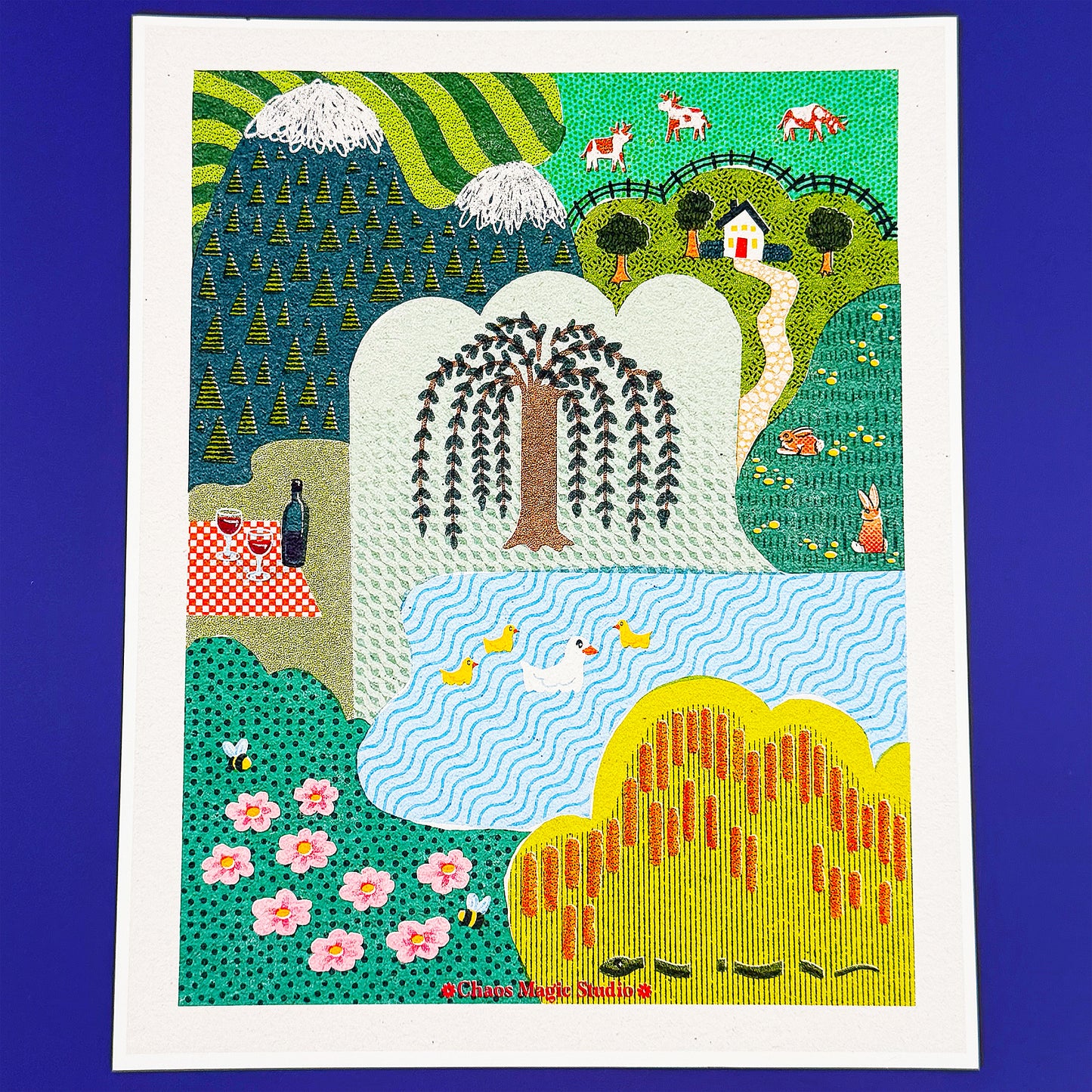 Spring Fields - 8x10 Art Print