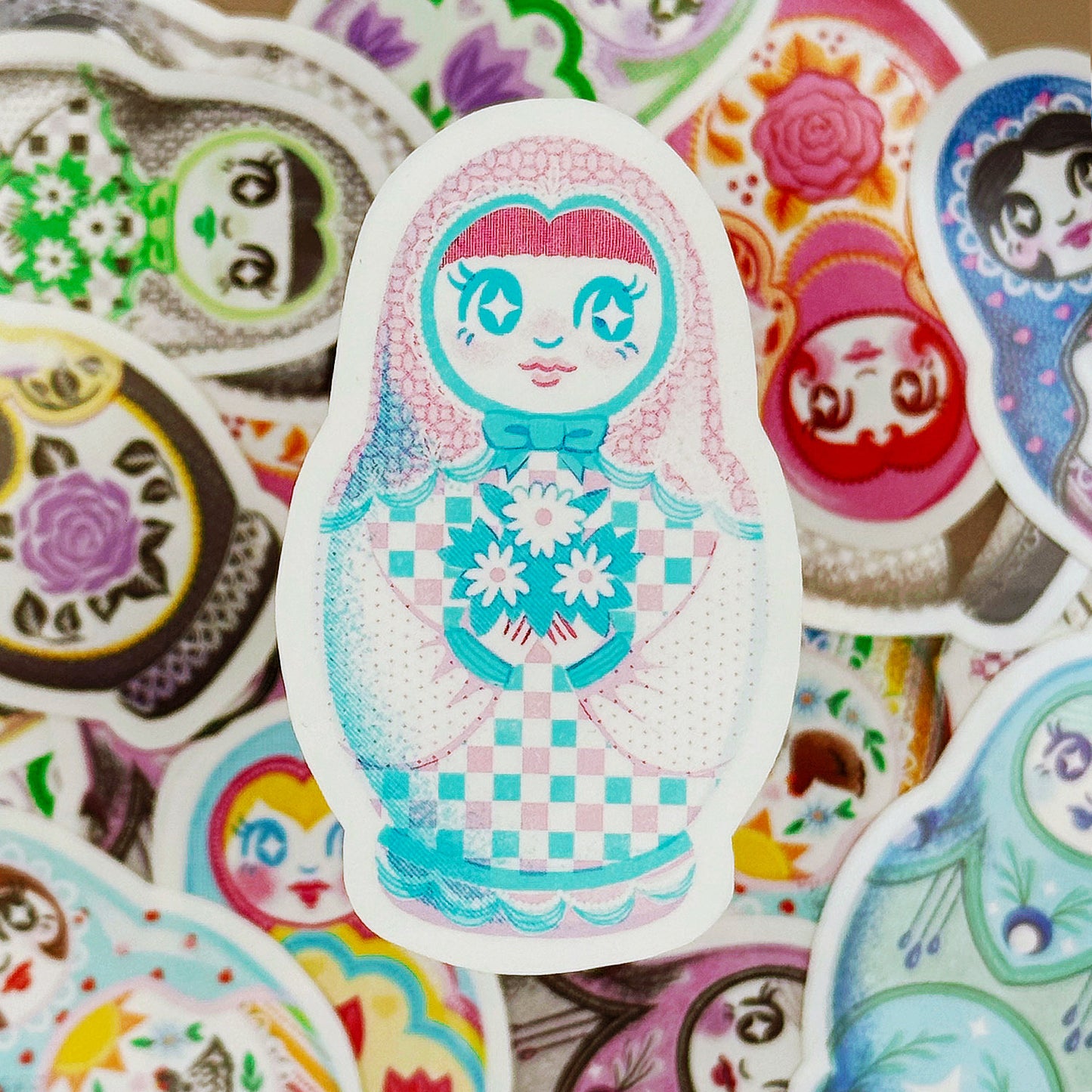Pride Nesting Doll Stickers - Multiple Styles Available