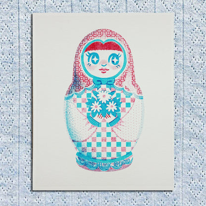 Pride Nesting Doll 8x10 Art Prints - Multiple Styles Available