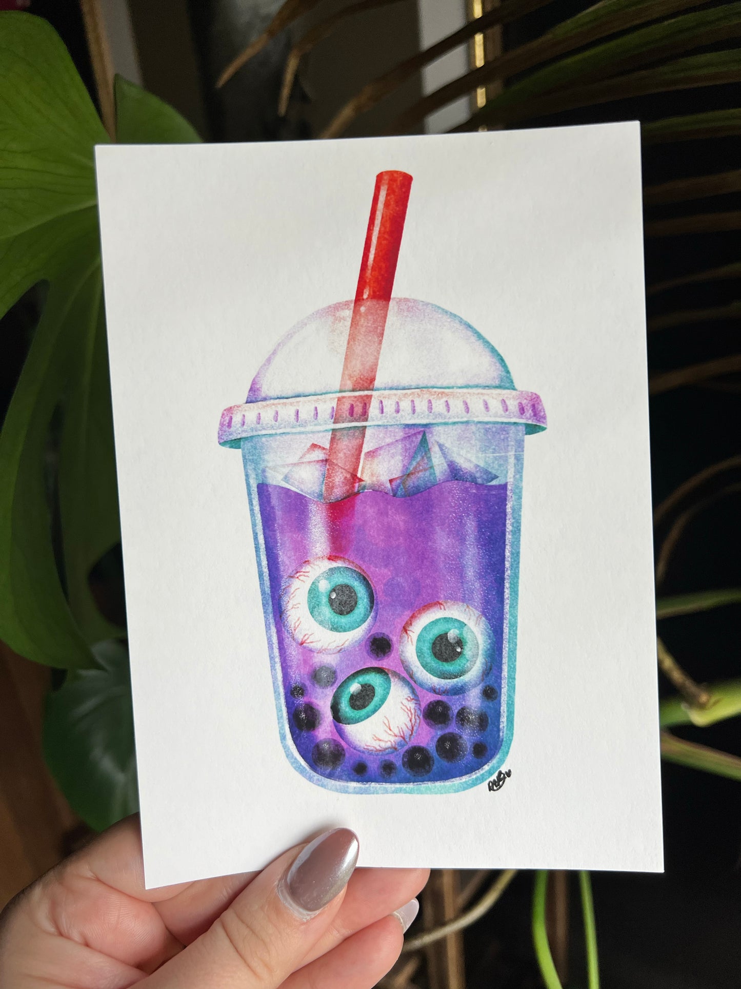 Ub-Eye Tea - Mini Print