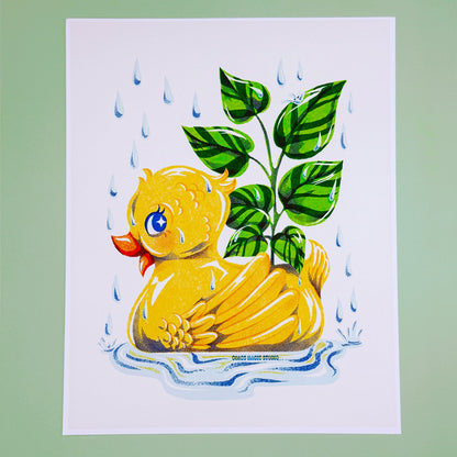 Water Off A Duck's Back Art Print - Multiple Sizes