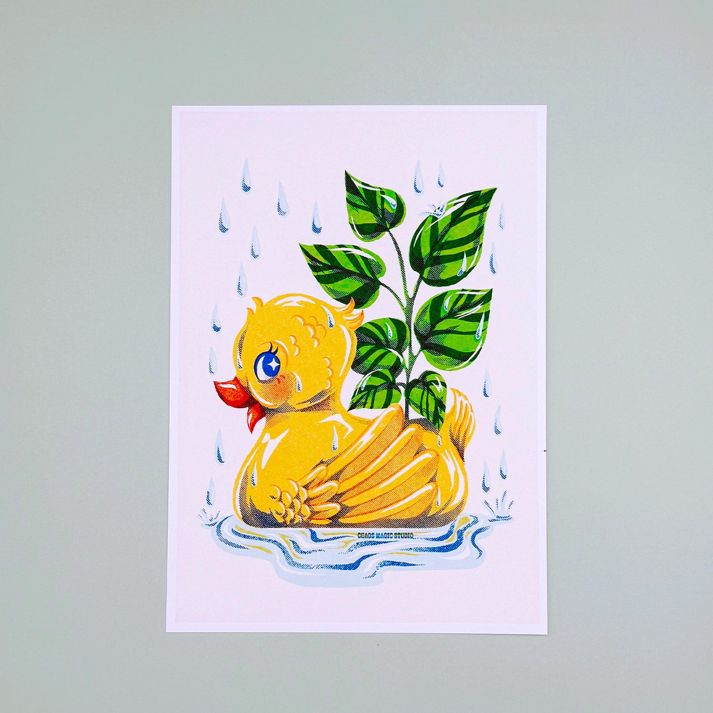 Water Off A Duck's Back Art Print - Multiple Sizes