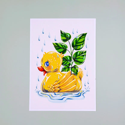 Water Off A Duck's Back Art Print - Multiple Sizes